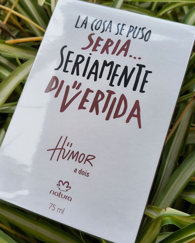 Humor A Dois – Desodorante colônia masculino – Natura en Ailu Showroom, perfumería en Ensenada con envíos a toda Argentina